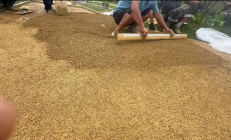 休闲步道 生态素土路面，使用寿命能用多少年？透水性好不好？